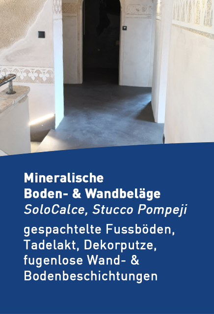 Mineralische Boden- & Wandbeläge